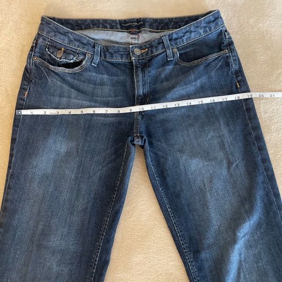 ***SOLD***Banana Republic Low-Rise Cropped Wide Leg Jeans - Size 10 - Picture 11 of 13